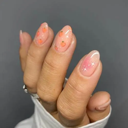 blush nail designs