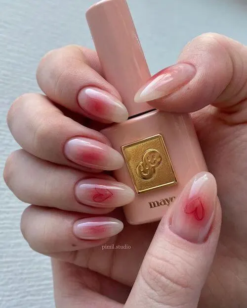 blush nail designs