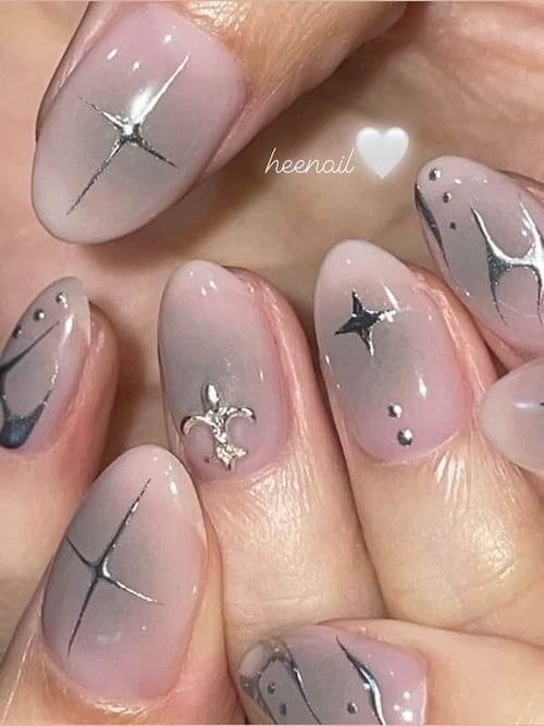 blush nail designs