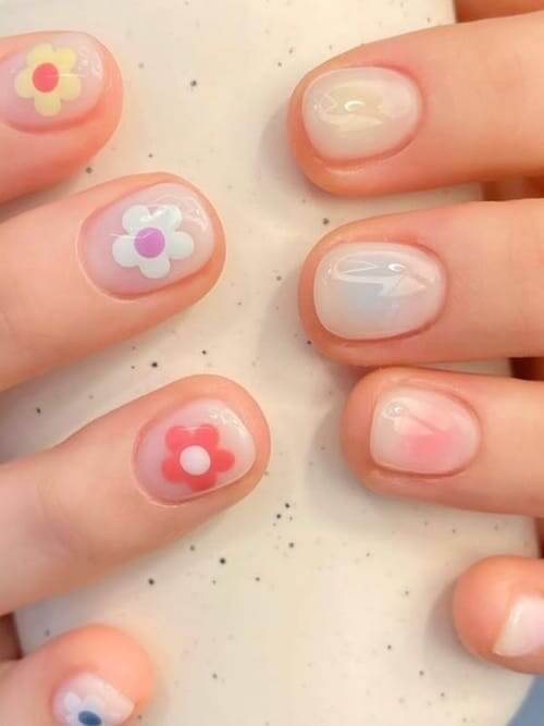 blush nail designs