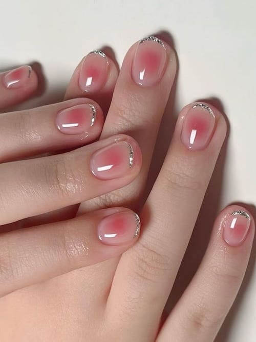 blush nail designs