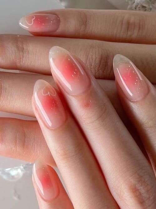 blush nail designs