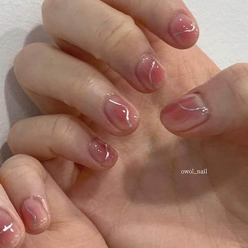 blush nail designs