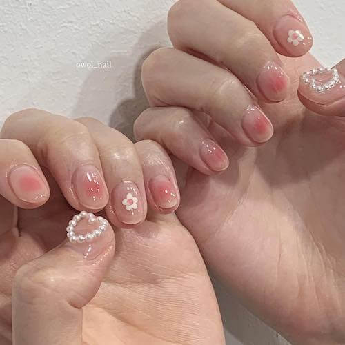 blush nail designs