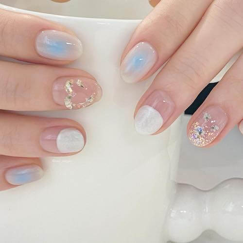 blush nail designs