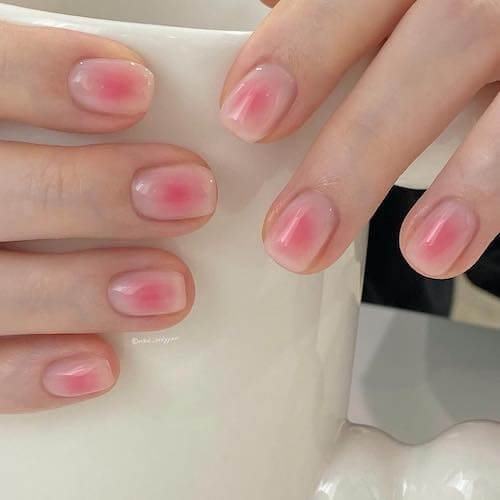 blush nail designs