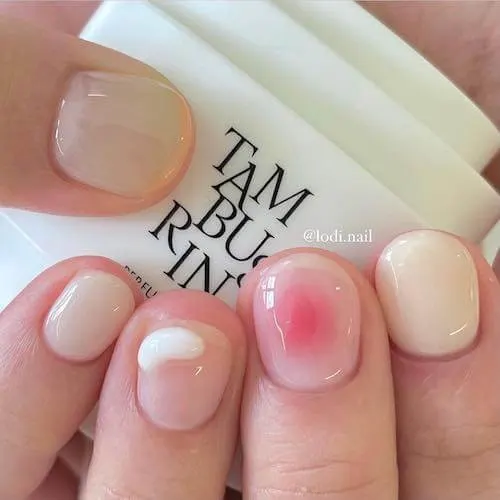 blush nail designs