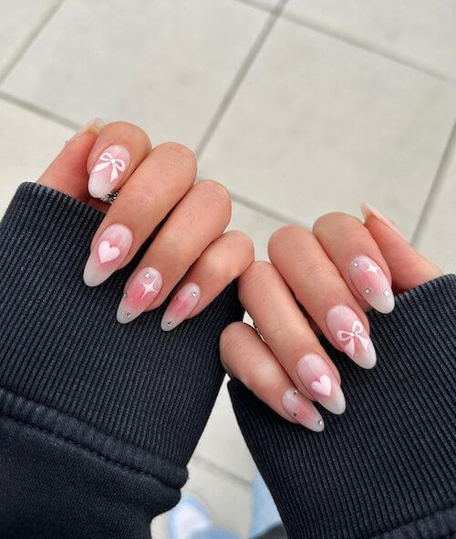 blush nail designs