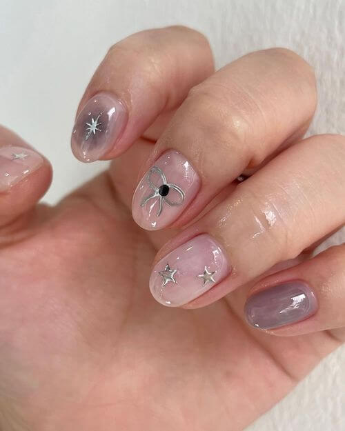 blush nail designs