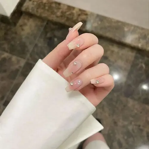 blush nail designs