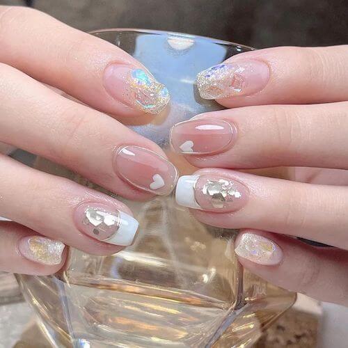 blush nail designs