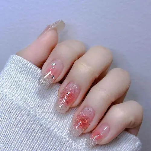 blush nail designs