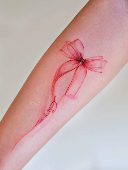 bow tattoo meaning and designs