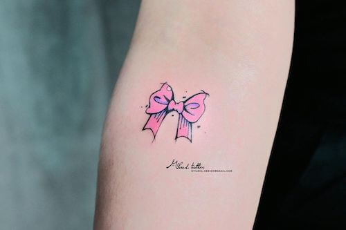 bow tattoo meaning and designs