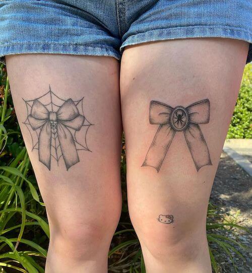 bow tattoo meaning and designs