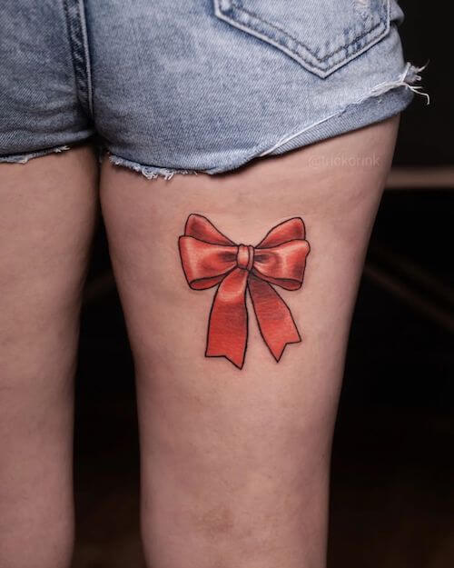 bow tattoo meaning and designs