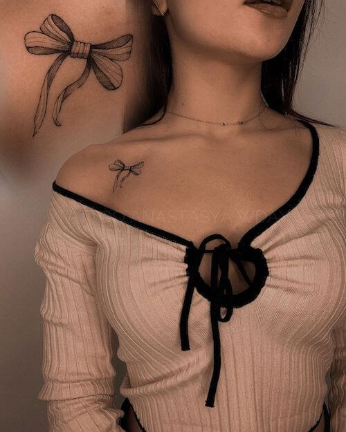 bow tattoo meaning and designs