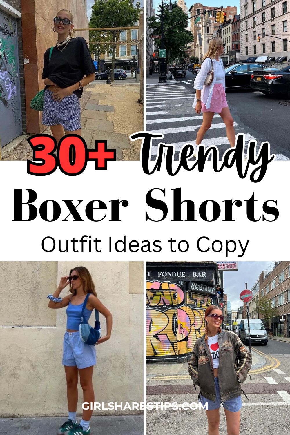 boxer shorts outfit ideas collage