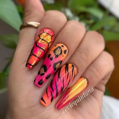 bright summer nails