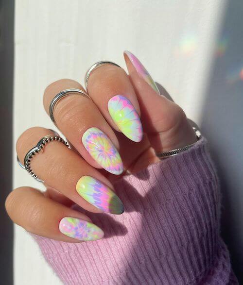 bright summer nails