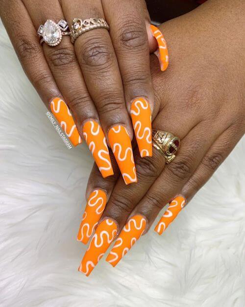 bright summer nails