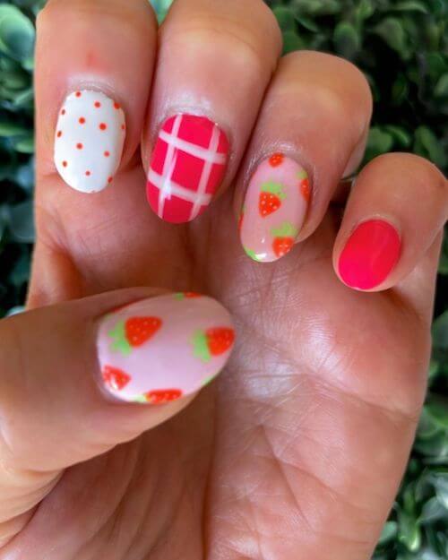 bright summer nails