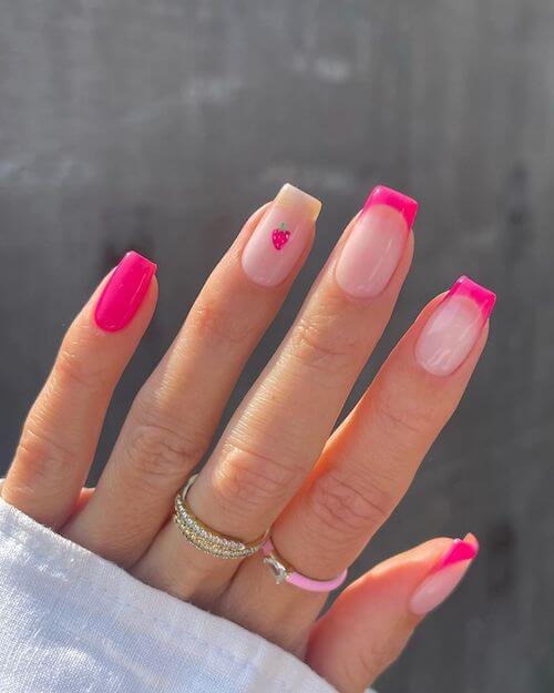 bright summer nails