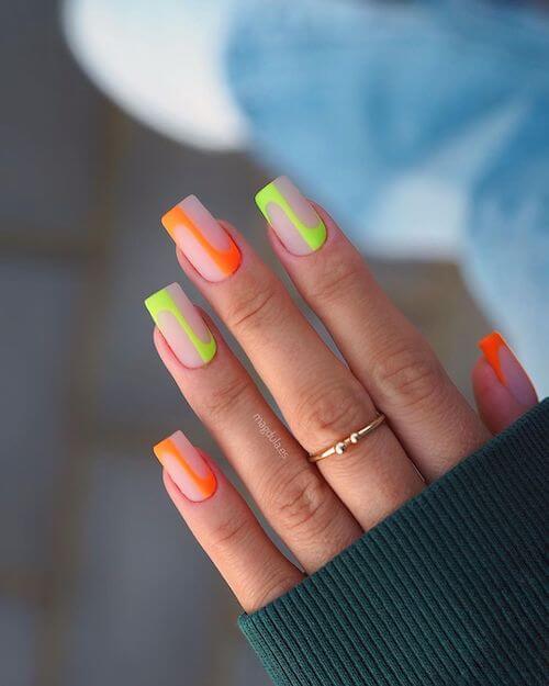 bright summer nails