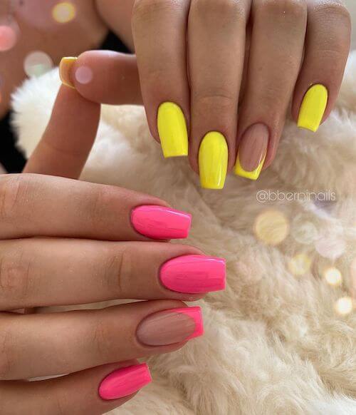 bright summer nails