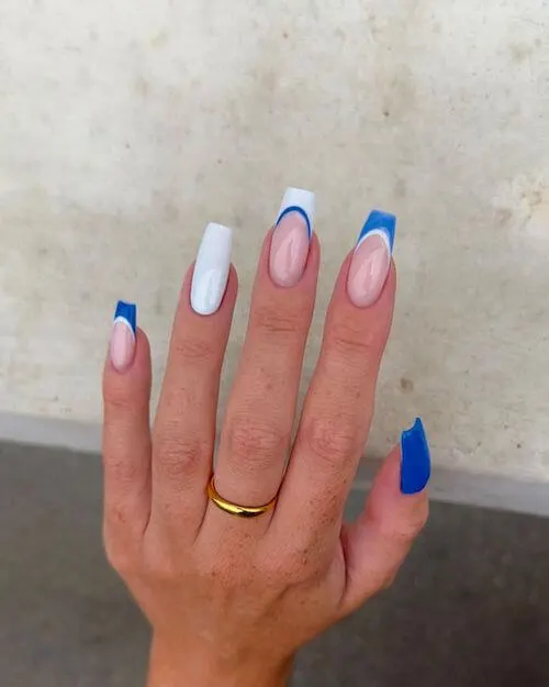 bright summer nails