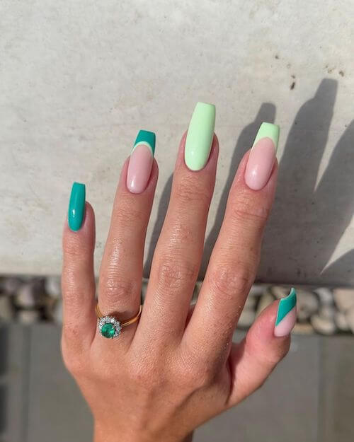 bright summer nails