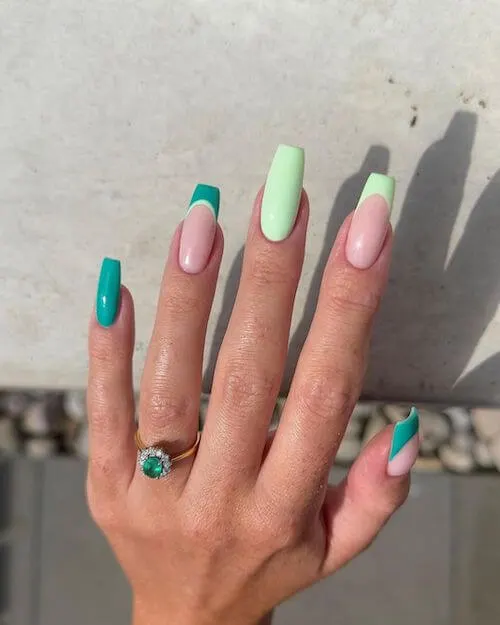 bright summer nails