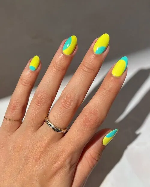 bright summer nails