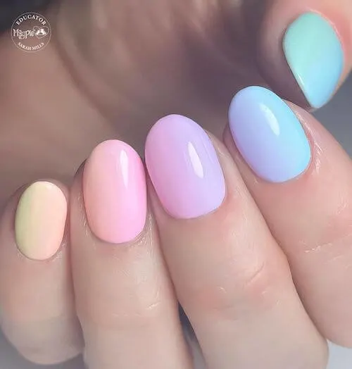 bright summer nails