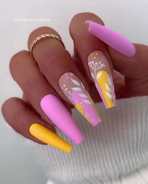 bright summer nails