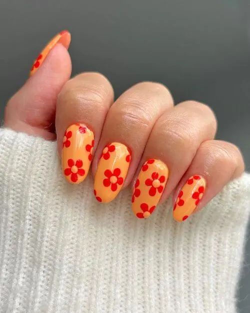 bright summer nails