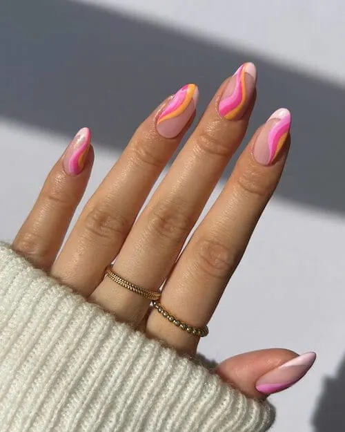 bright summer nails