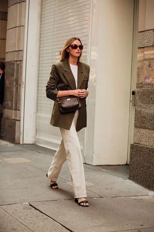 brown blazer outfits