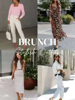 brunch outfit ideas collage