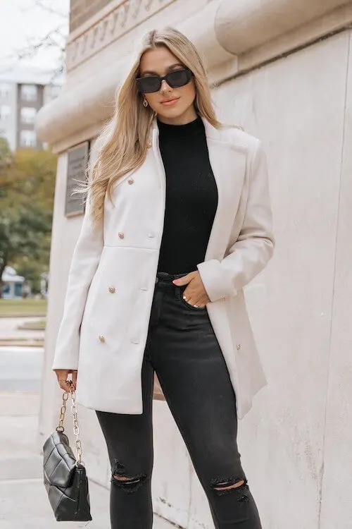 business casual women winter