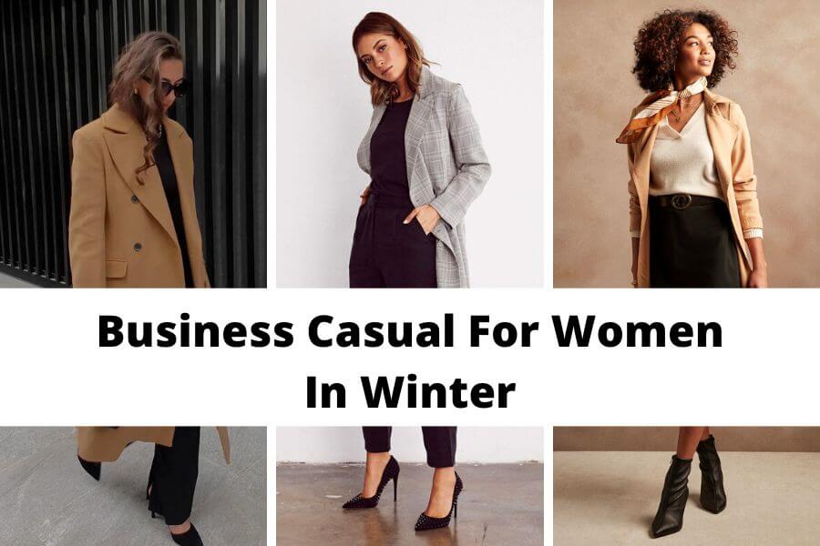 business casual women winter