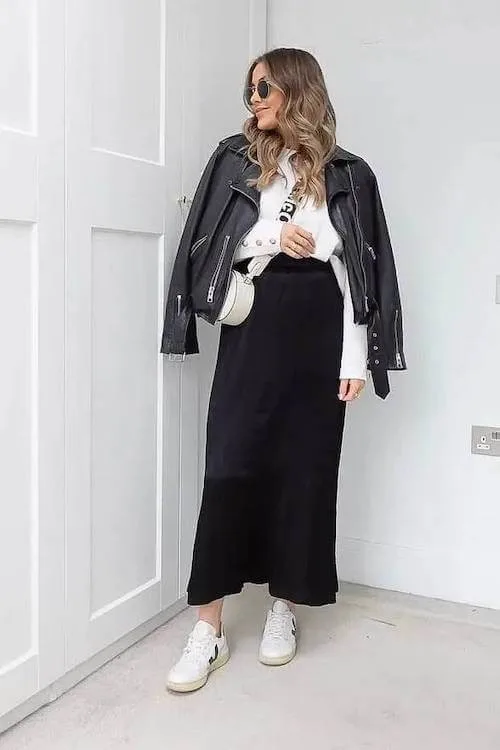business casual work outfit ideas with sneakers women