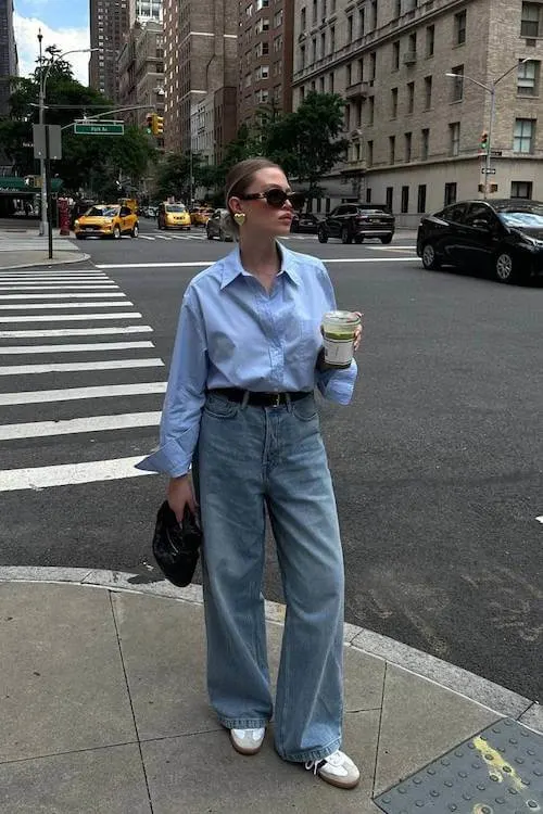 business casual work outfit ideas with sneakers women