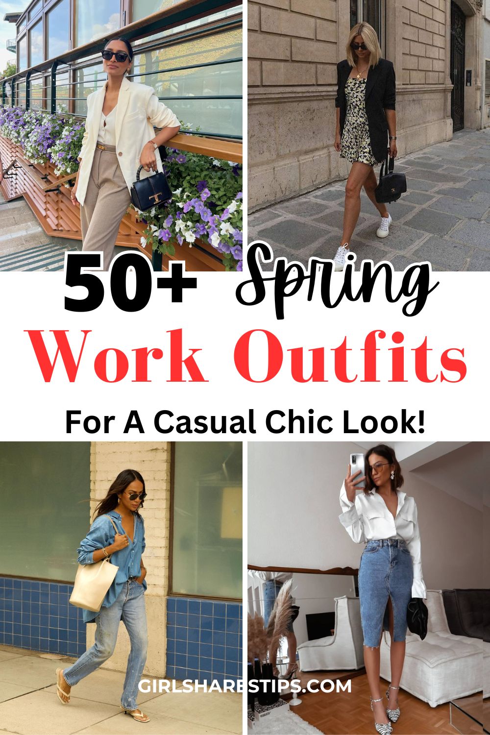 business casual work outfits spring collage