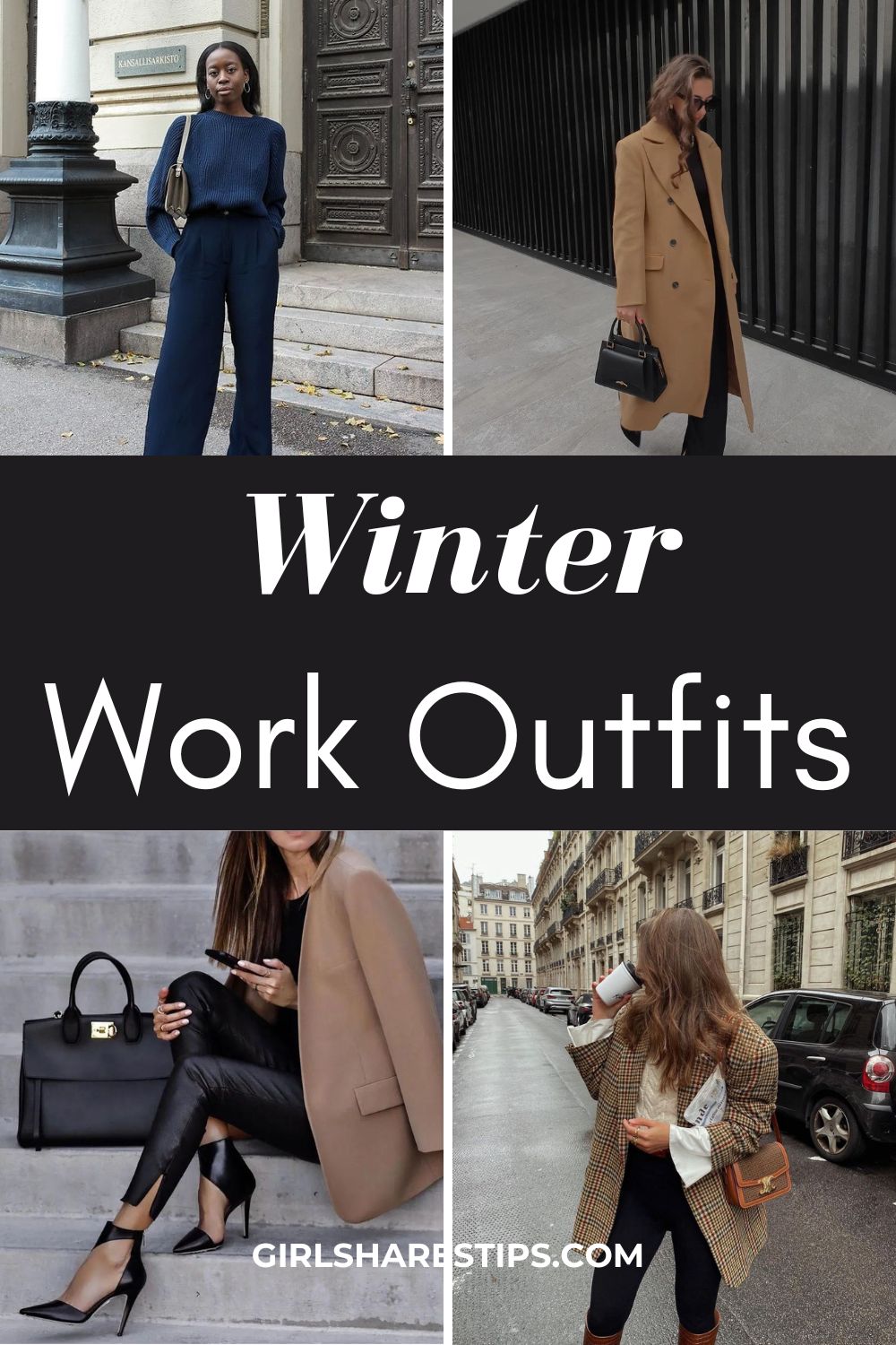 business casual work outfits in winter for women collage
