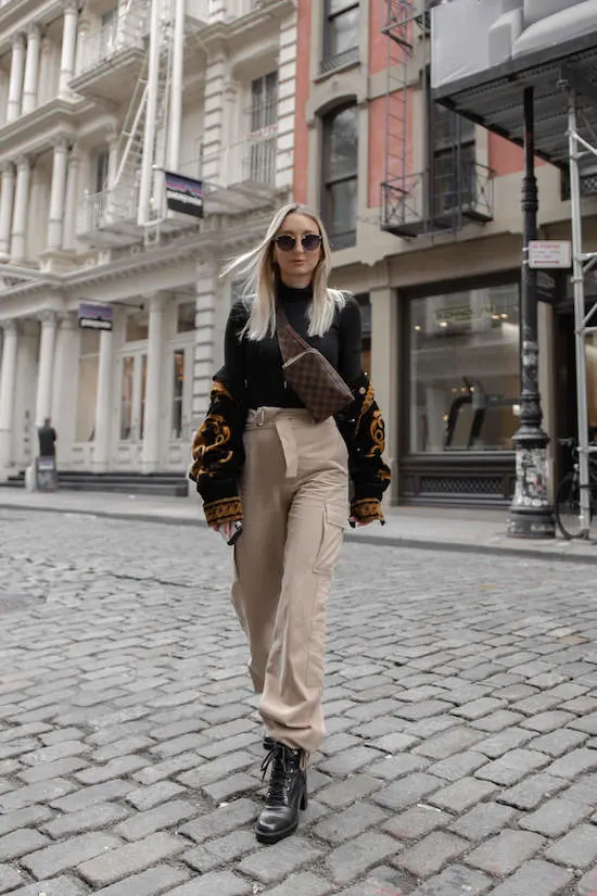 women cargo pants outfit style