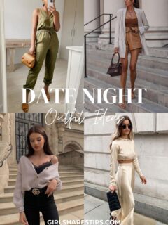 casual date night outfit ideas collage