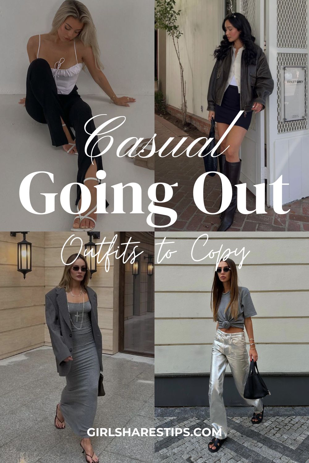 casual going outfit ideas collage