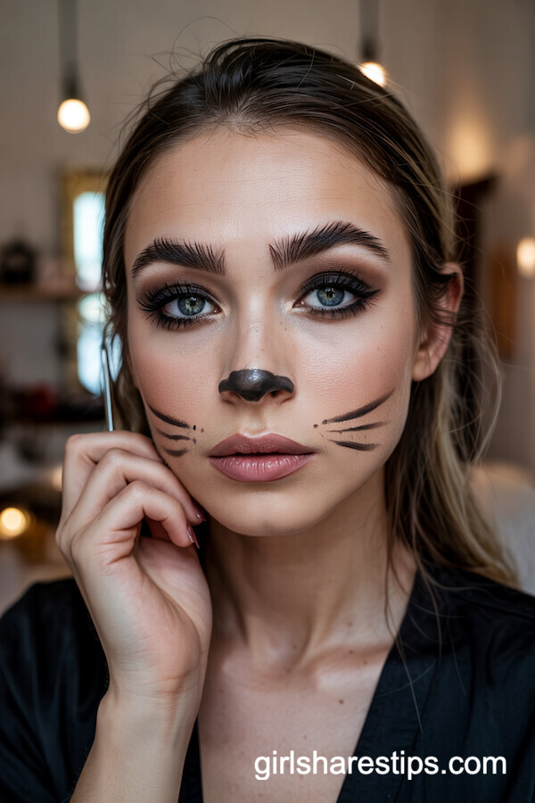 Classic Smoky Cat Eye for Halloween