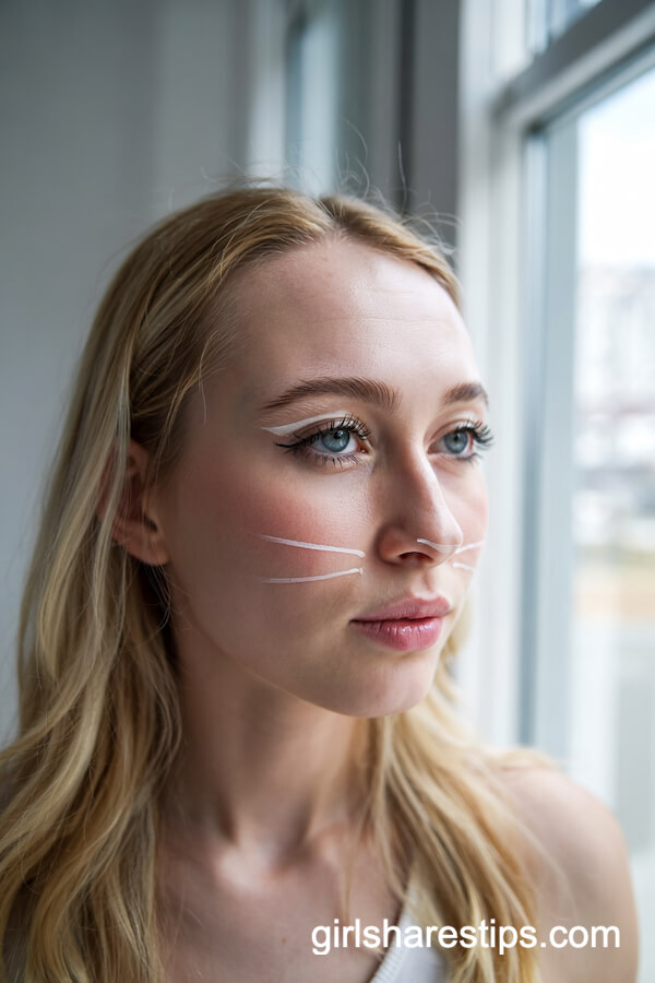 White Cat Inspired Makeup